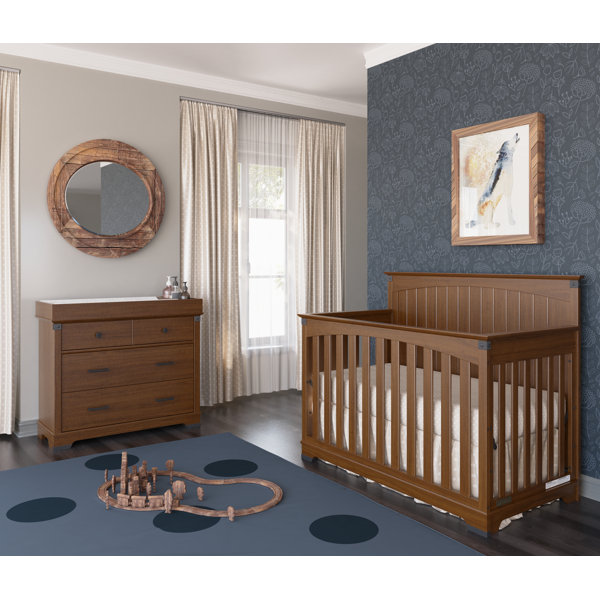 Child Craft Redmond Convertible Crib, Dresser and Dressing Kit 3Piece